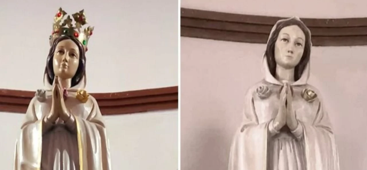 Robo de la corona de la Virgen en una parroquia de La Plata